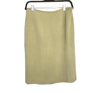 Vintage Travis Ayers 100% Silk Skirt Size 10 Petite